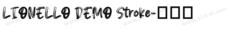 LIONELLO DEMO Stroke字体转换